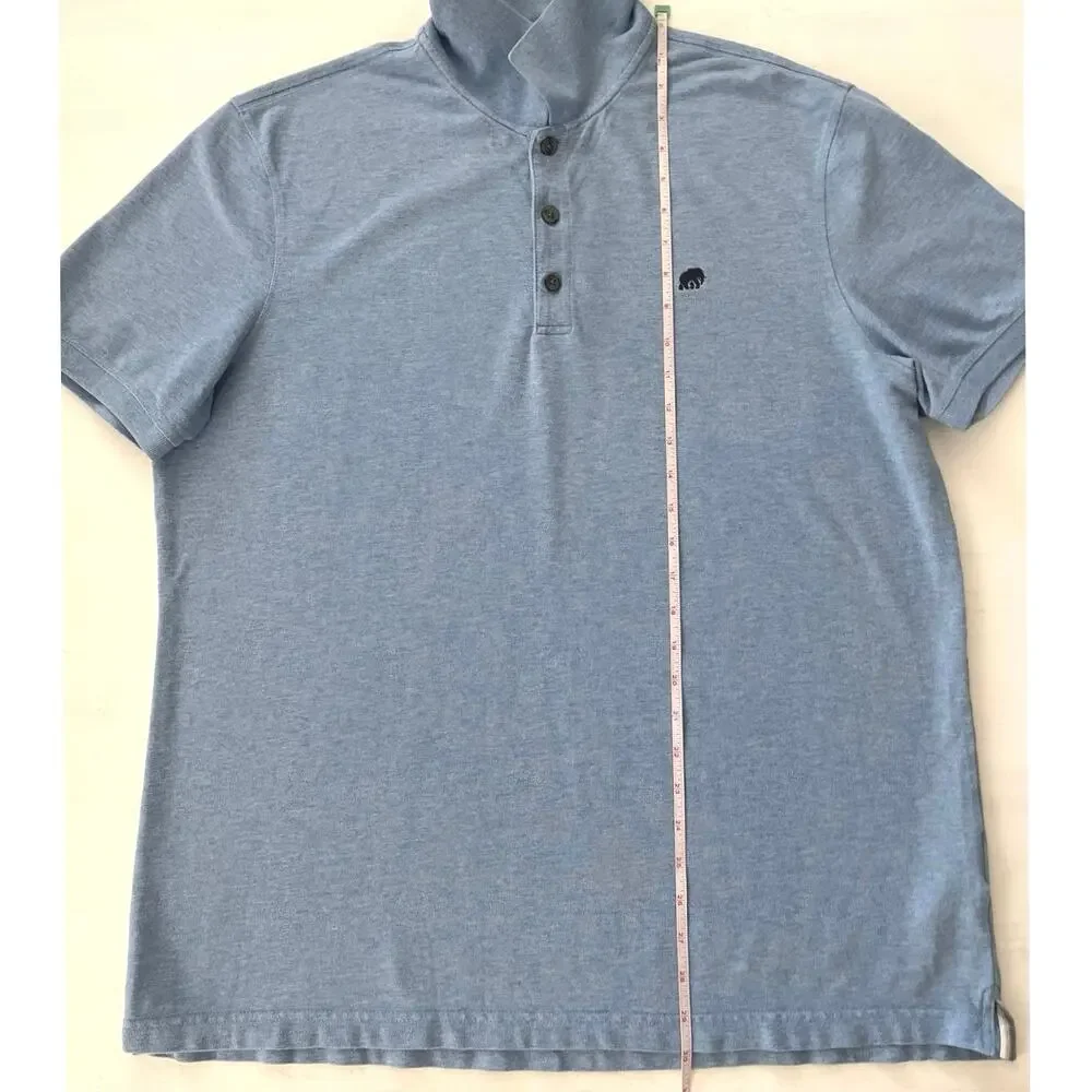 Banana Republic Classic Fit Blue Polo Mens Size XL Short Sleeve Work Golf Travel